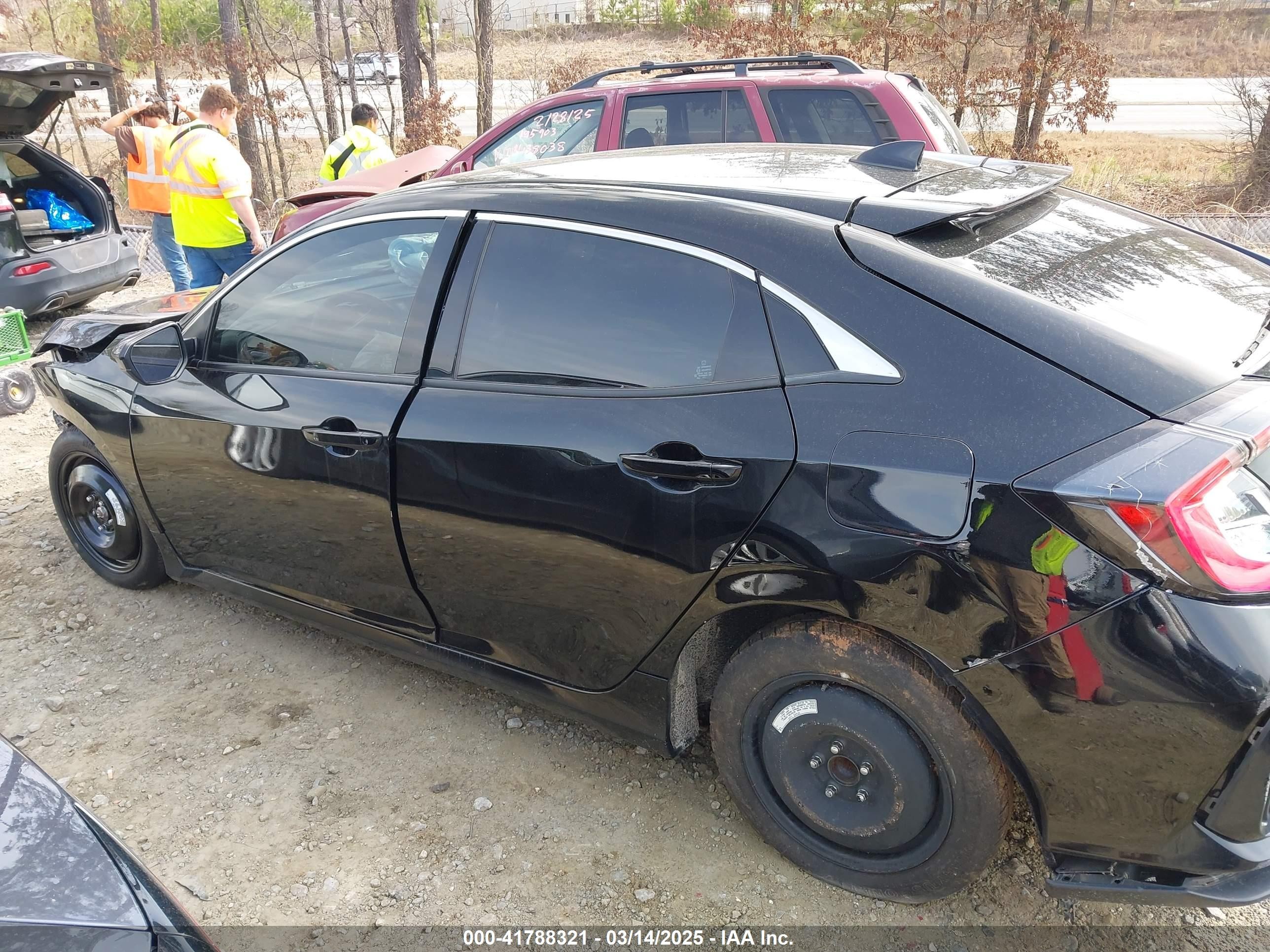 2018 Honda Civic Lx Черный vin: SHHFK7H28JU409092