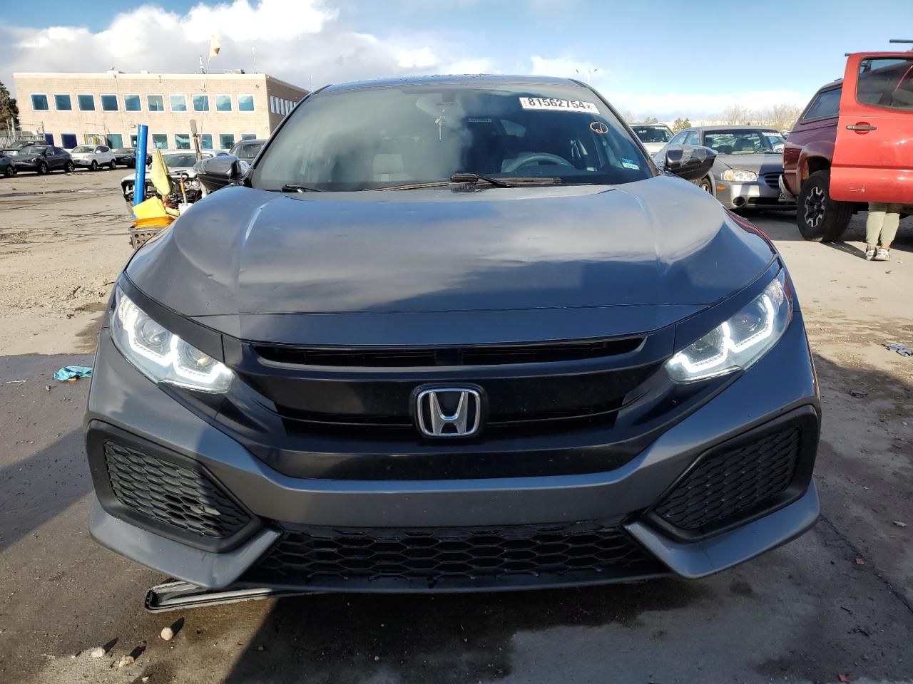 2017 Honda Civic Lx Gray vin: SHHFK7H29HU226228