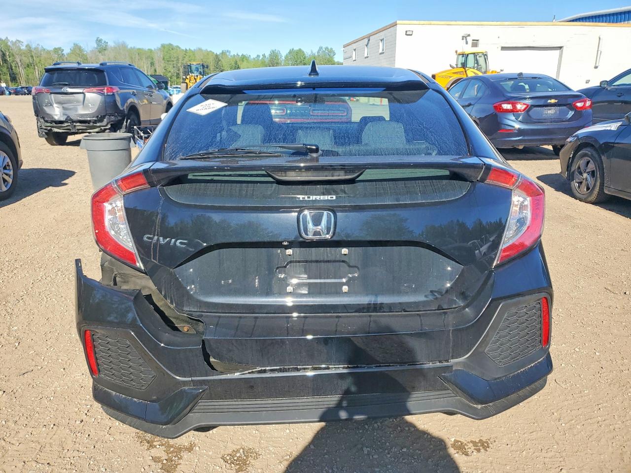2018 Honda Civic Lx Black vin: SHHFK7H30JU302689
