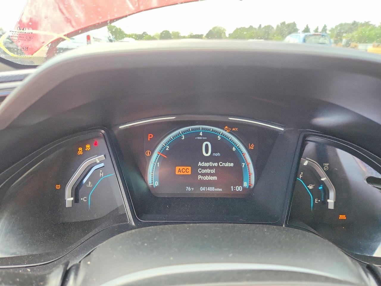 2019 Honda Civic Lx Red vin: SHHFK7H30KU200309