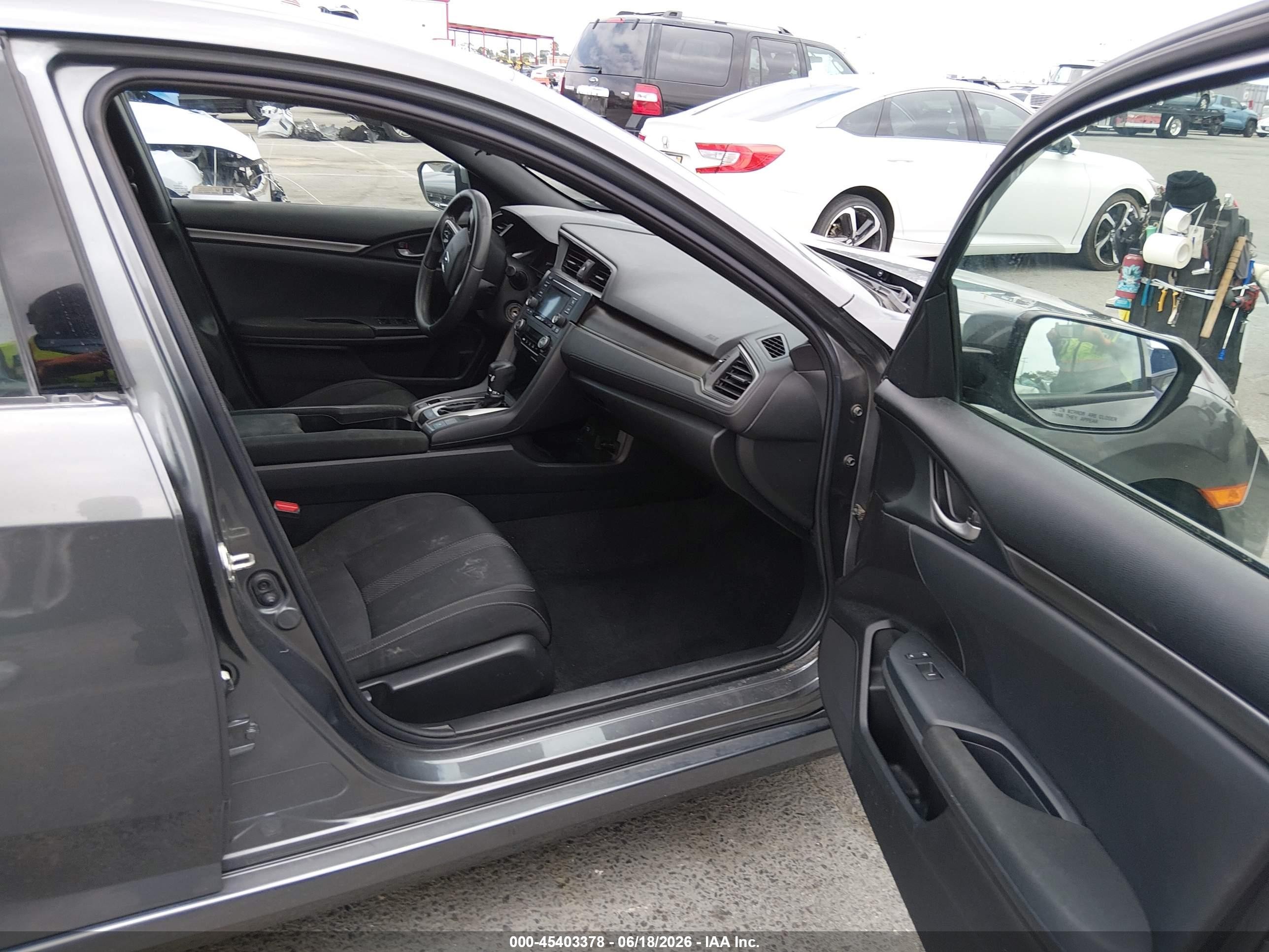 2020 Honda Civic Lx Gray vin: SHHFK7H31LU406739