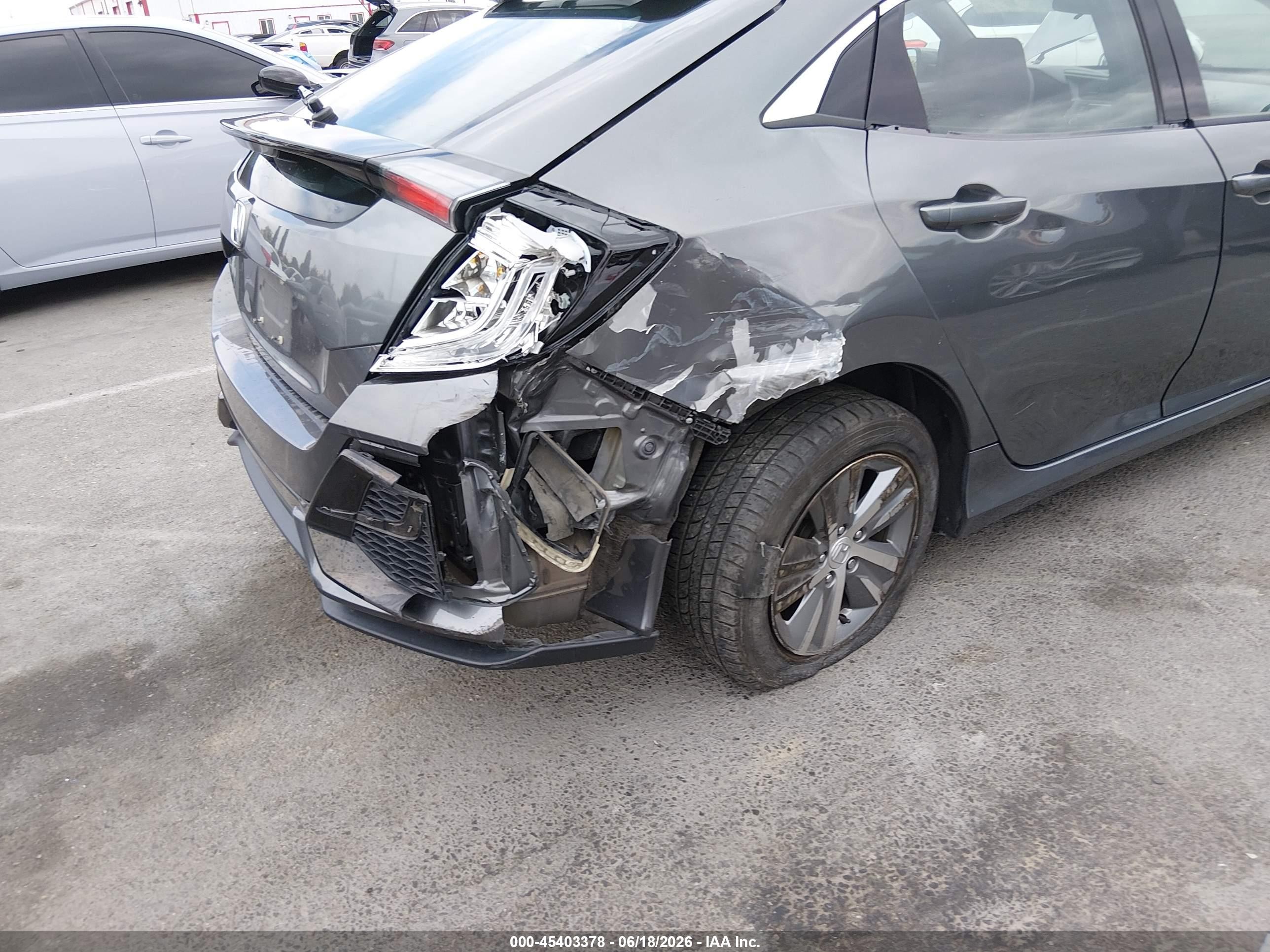 2020 Honda Civic Lx Gray vin: SHHFK7H31LU406739