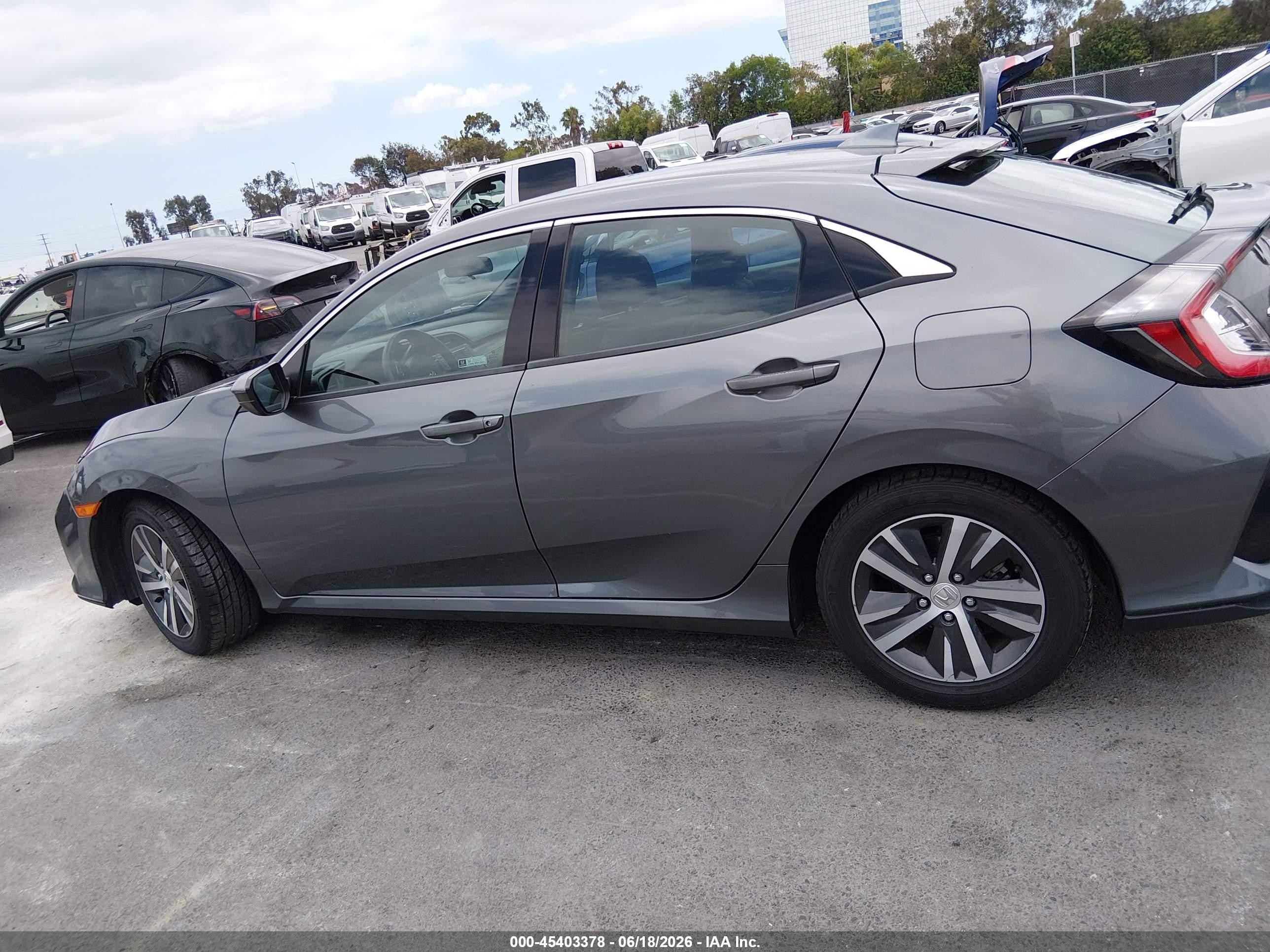 2020 Honda Civic Lx Gray vin: SHHFK7H31LU406739