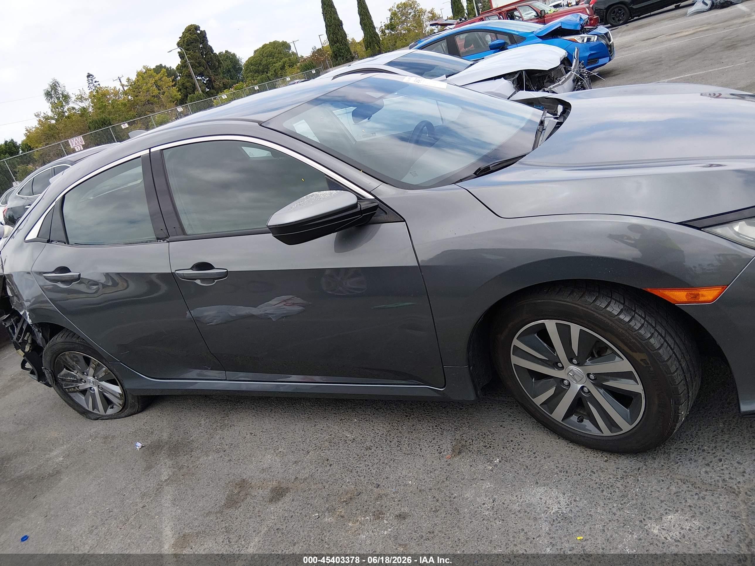 2020 Honda Civic Lx Gray vin: SHHFK7H31LU406739