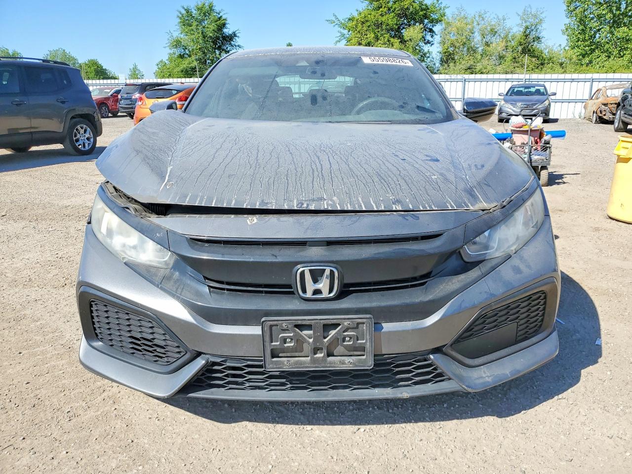 2018 Honda Civic Lx Серебряный vin: SHHFK7H32JU301012