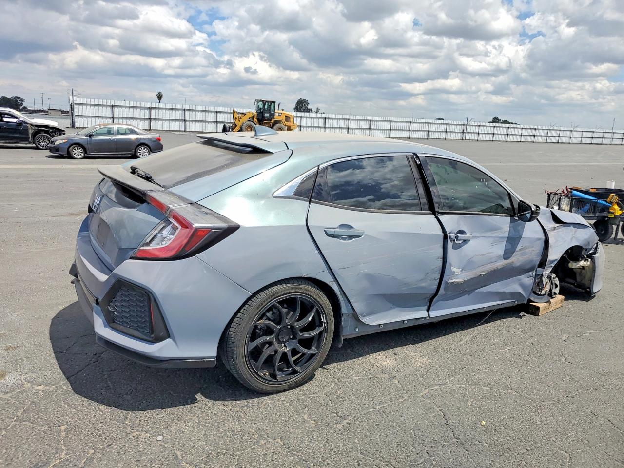 2019 Honda Civic Lx Gray vin: SHHFK7H32KU414119