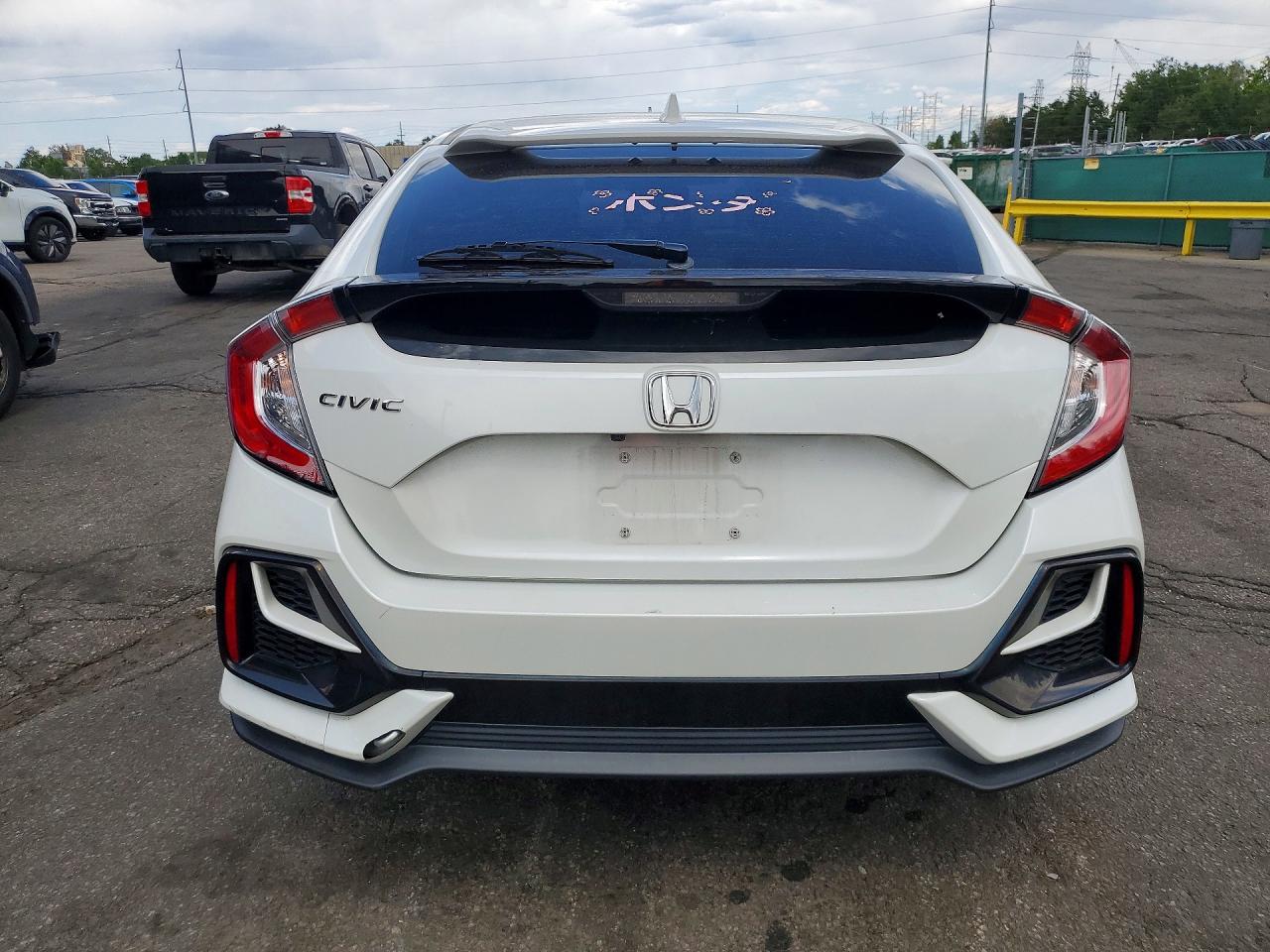 2020 Honda Civic Lx White vin: SHHFK7H39LU211620
