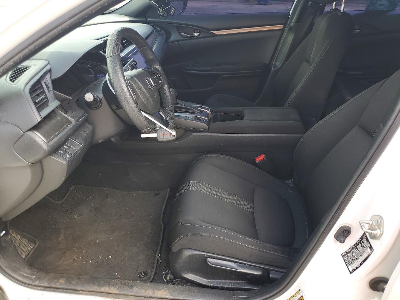 2020 Honda Civic Lx White vin: SHHFK7H39LU211620