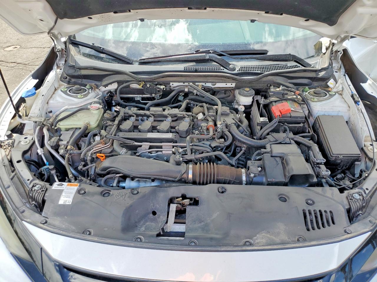 2020 Honda Civic Lx White vin: SHHFK7H39LU211620