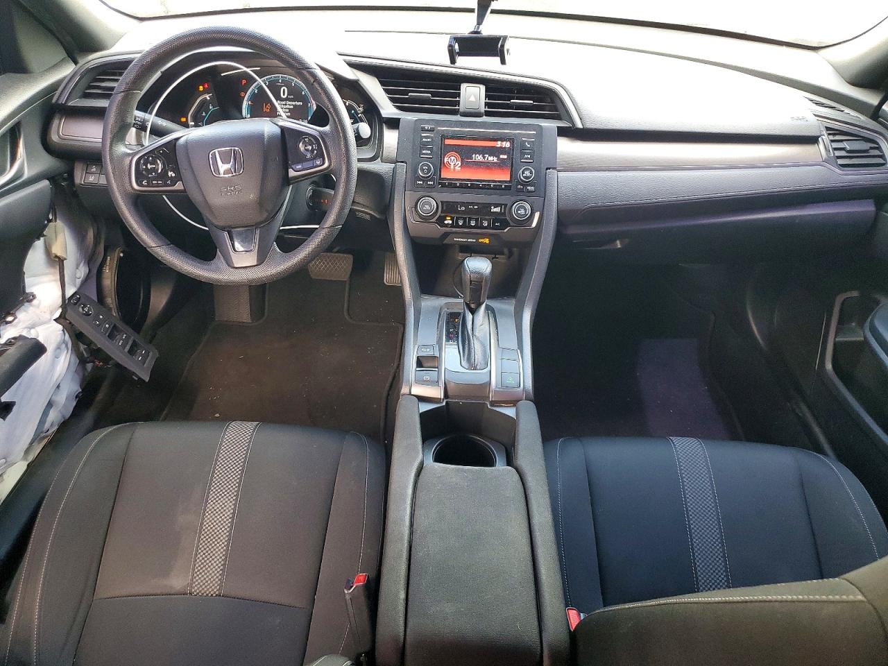2020 Honda Civic Lx White vin: SHHFK7H39LU211620