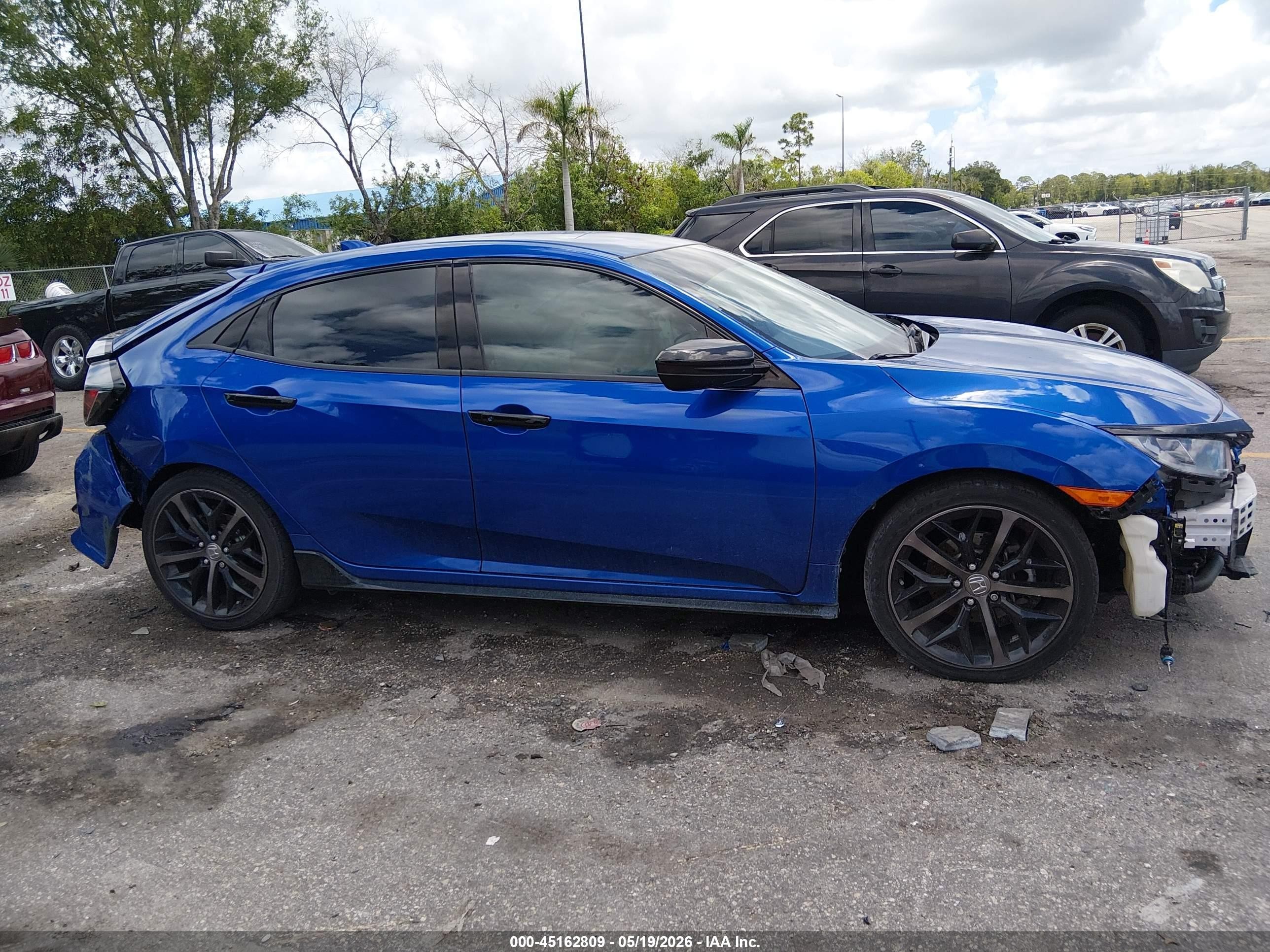 2020 Honda Civic Sport Синий vin: SHHFK7H41LU208929