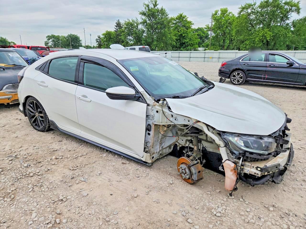 2020 Honda Civic Sport White vin: SHHFK7H41LU219879