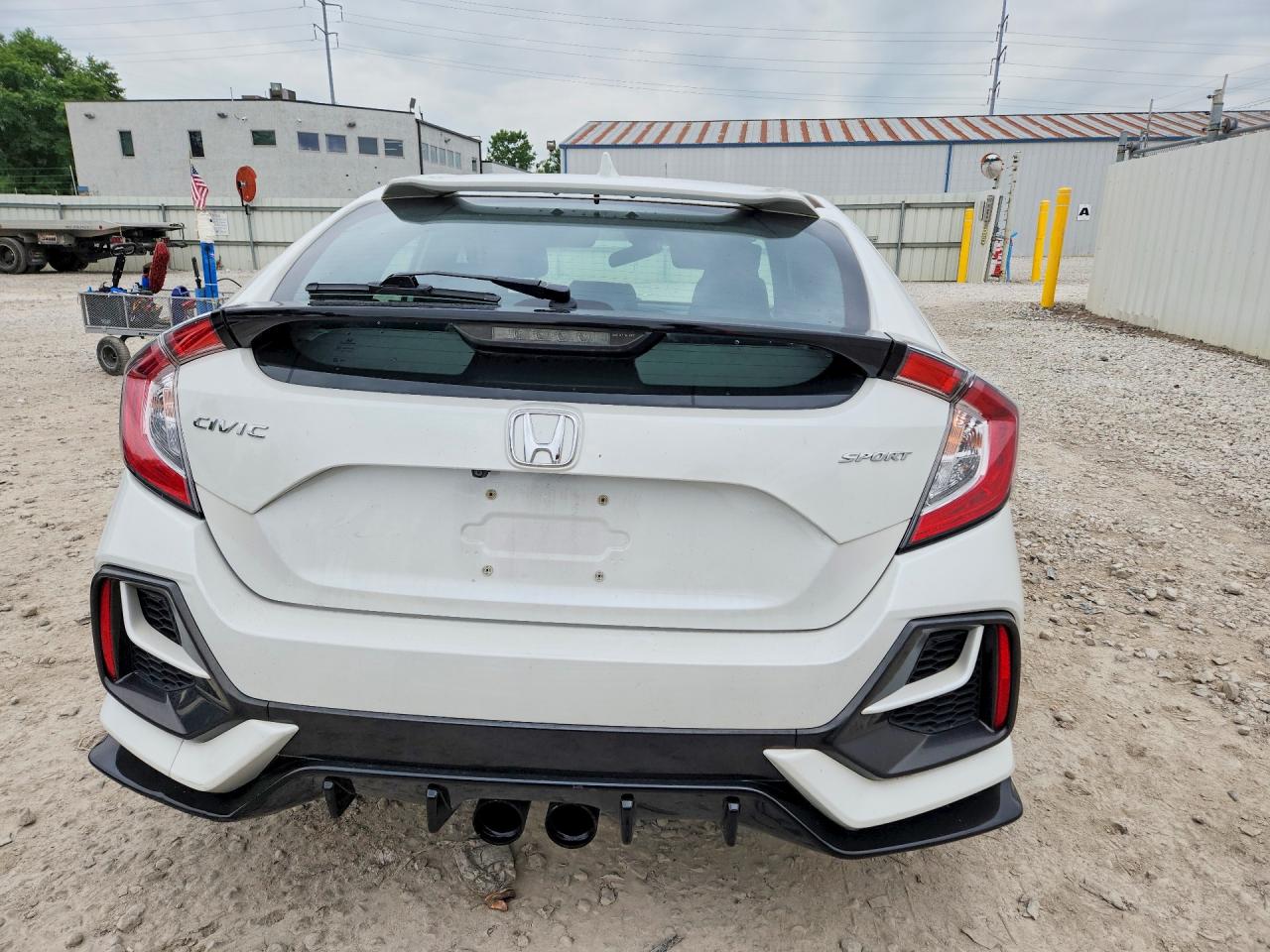 2020 Honda Civic Sport White vin: SHHFK7H41LU219879