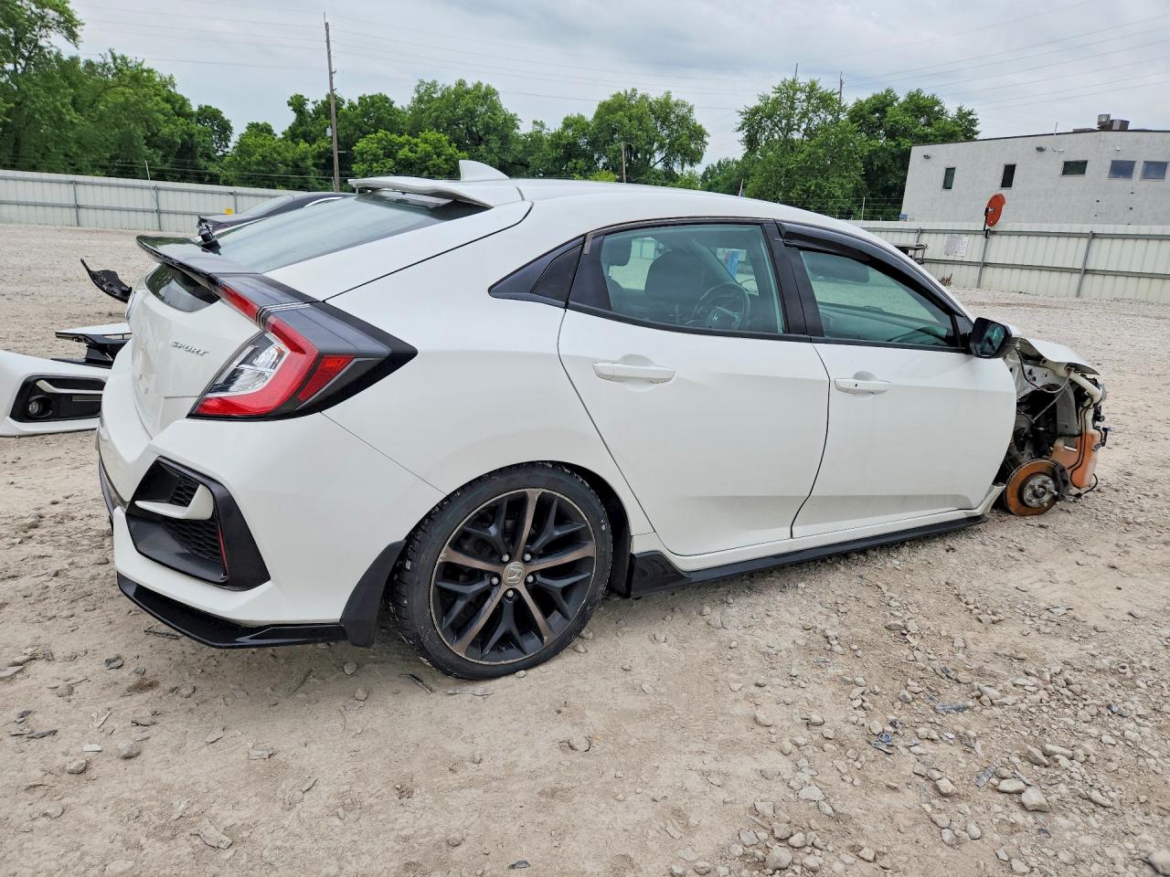 2020 Honda Civic Sport White vin: SHHFK7H41LU219879