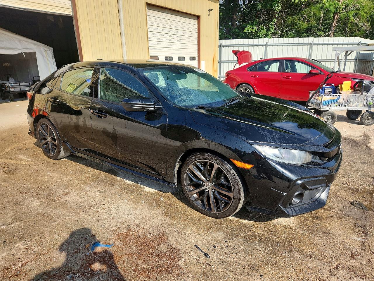 2021 Honda Civic Sport Black vin: SHHFK7H42MU223344
