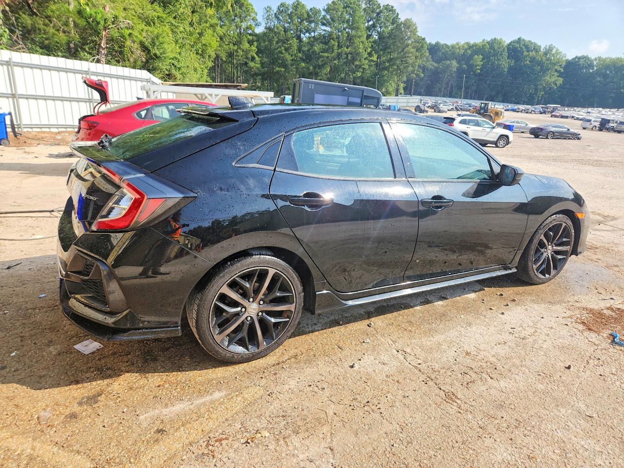 2021 Honda Civic Sport Black vin: SHHFK7H42MU223344