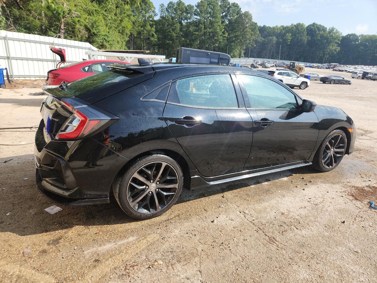 2021 Honda Civic Sport Black vin: SHHFK7H42MU223344 Damage: Right Front Door, Dent(S) W/ Paint Dmg, 1/8 To 1/2 Inch