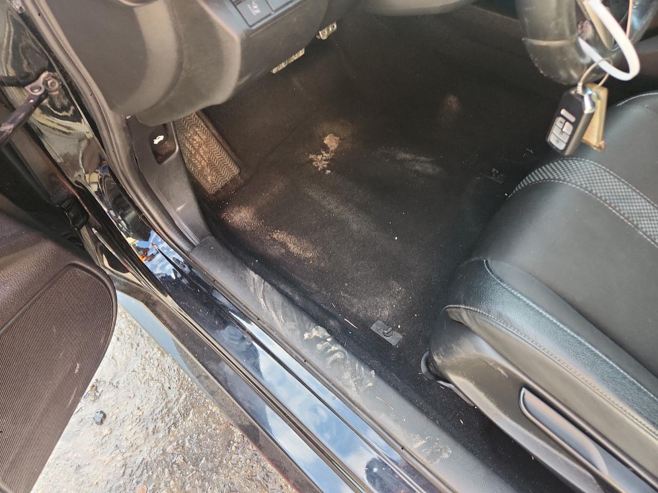 2021 Honda Civic Sport Black vin: SHHFK7H42MU223344 Damage: Left Front Carpet, Torn, 5 To 6 Inches