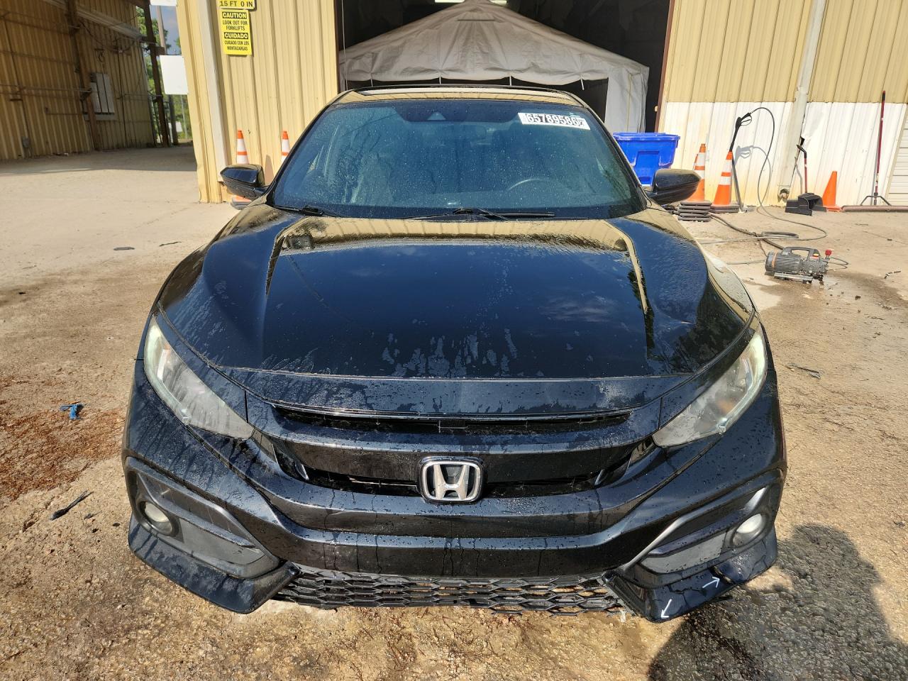 2021 Honda Civic Sport Black vin: SHHFK7H42MU223344 Damage: Front Bumper/Cover, Broken, Replacement Required