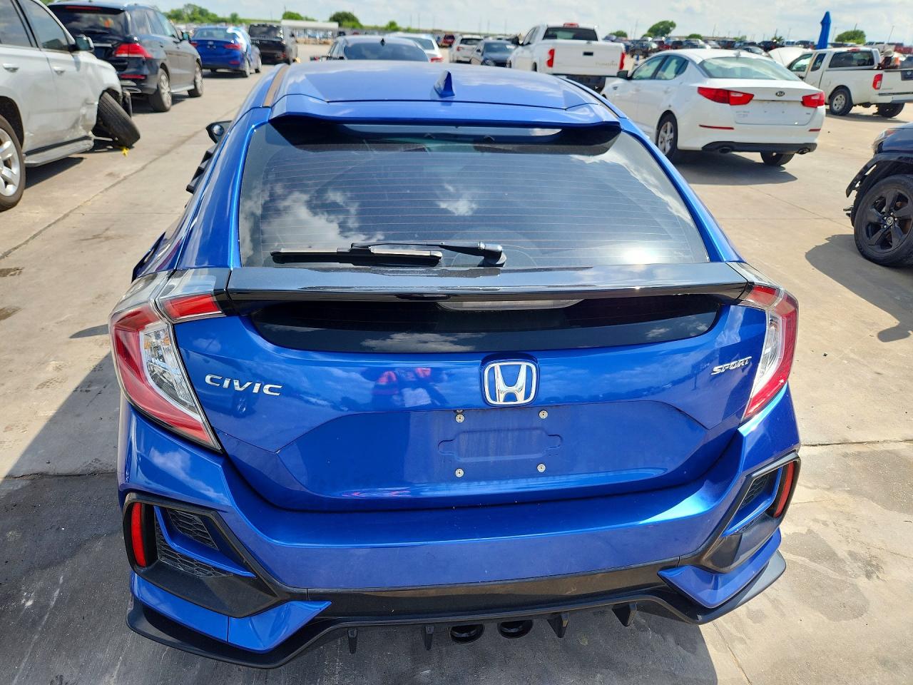 2020 Honda Civic Sport Blue vin: SHHFK7H44LU208908
