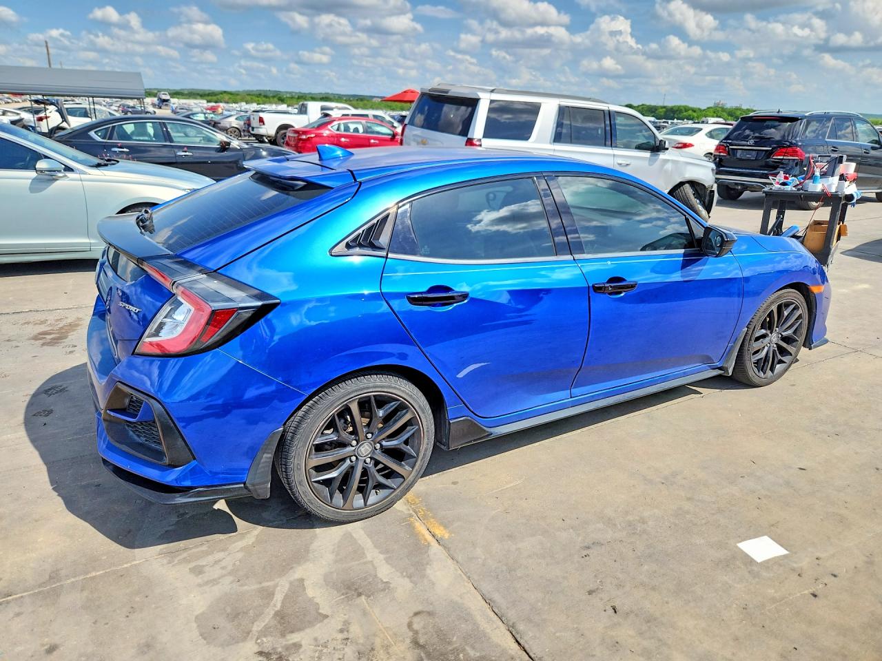 2020 Honda Civic Sport Blue vin: SHHFK7H44LU208908