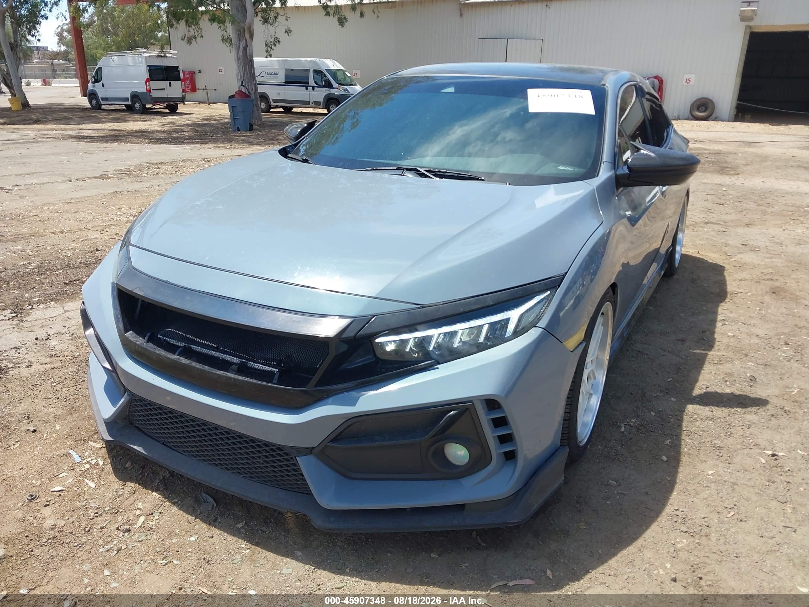 2020 Honda Civic Sport Серый vin: SHHFK7H44LU411149