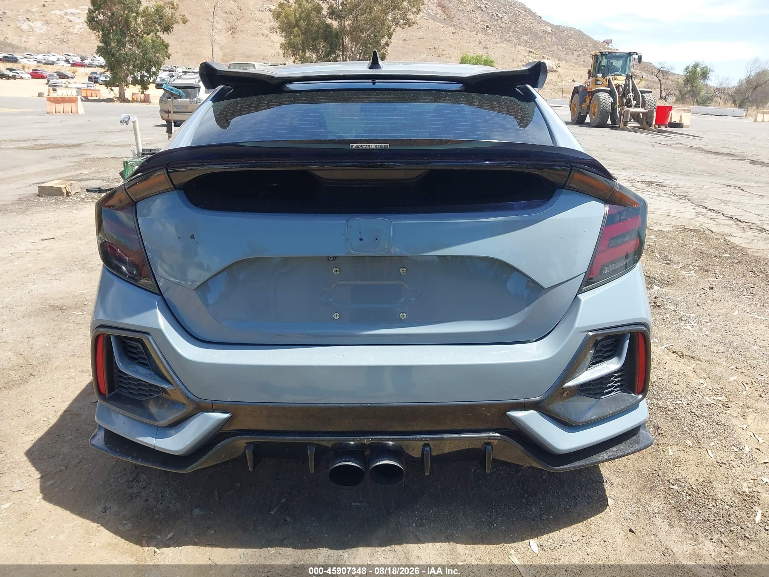 2020 Honda Civic Sport Серый vin: SHHFK7H44LU411149