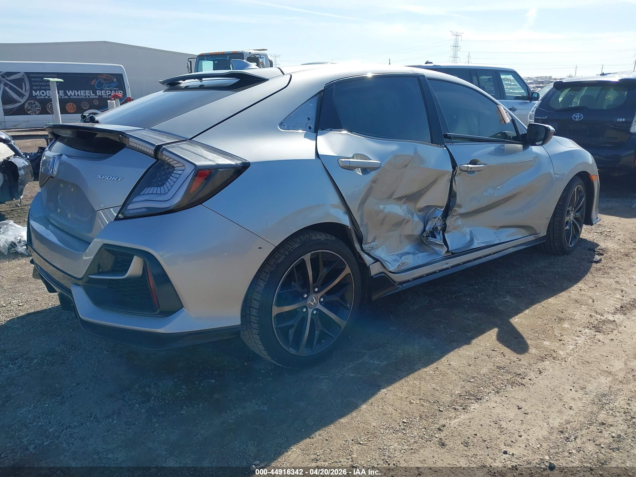 2021 Honda Civic Sport Silver vin: SHHFK7H44MU218985