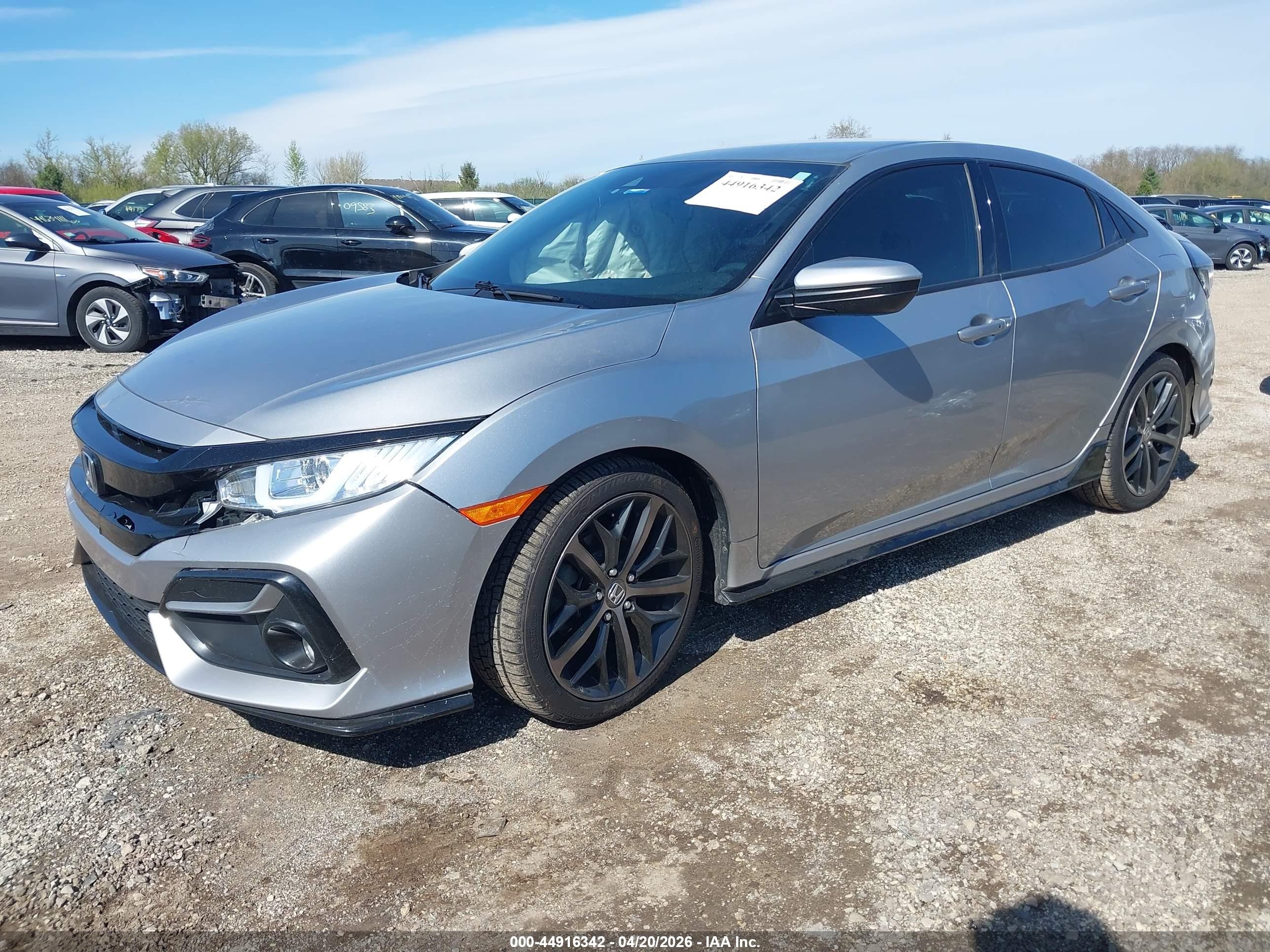 2021 Honda Civic Sport Silver vin: SHHFK7H44MU218985