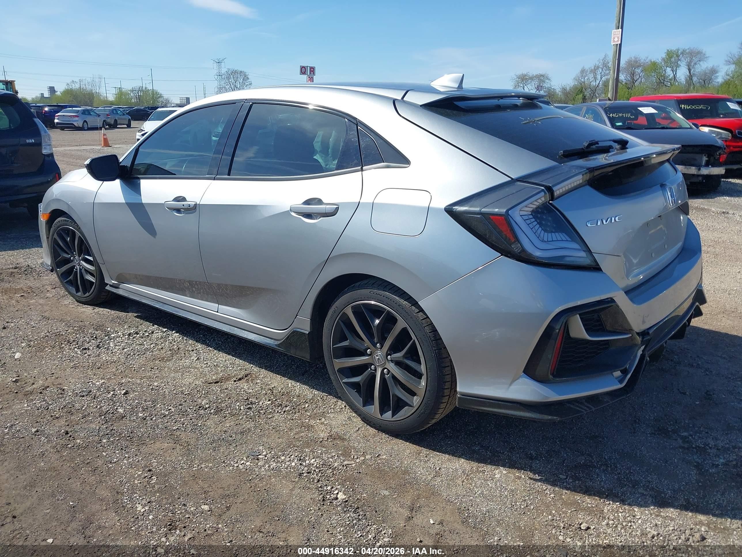 2021 Honda Civic Sport Silver vin: SHHFK7H44MU218985