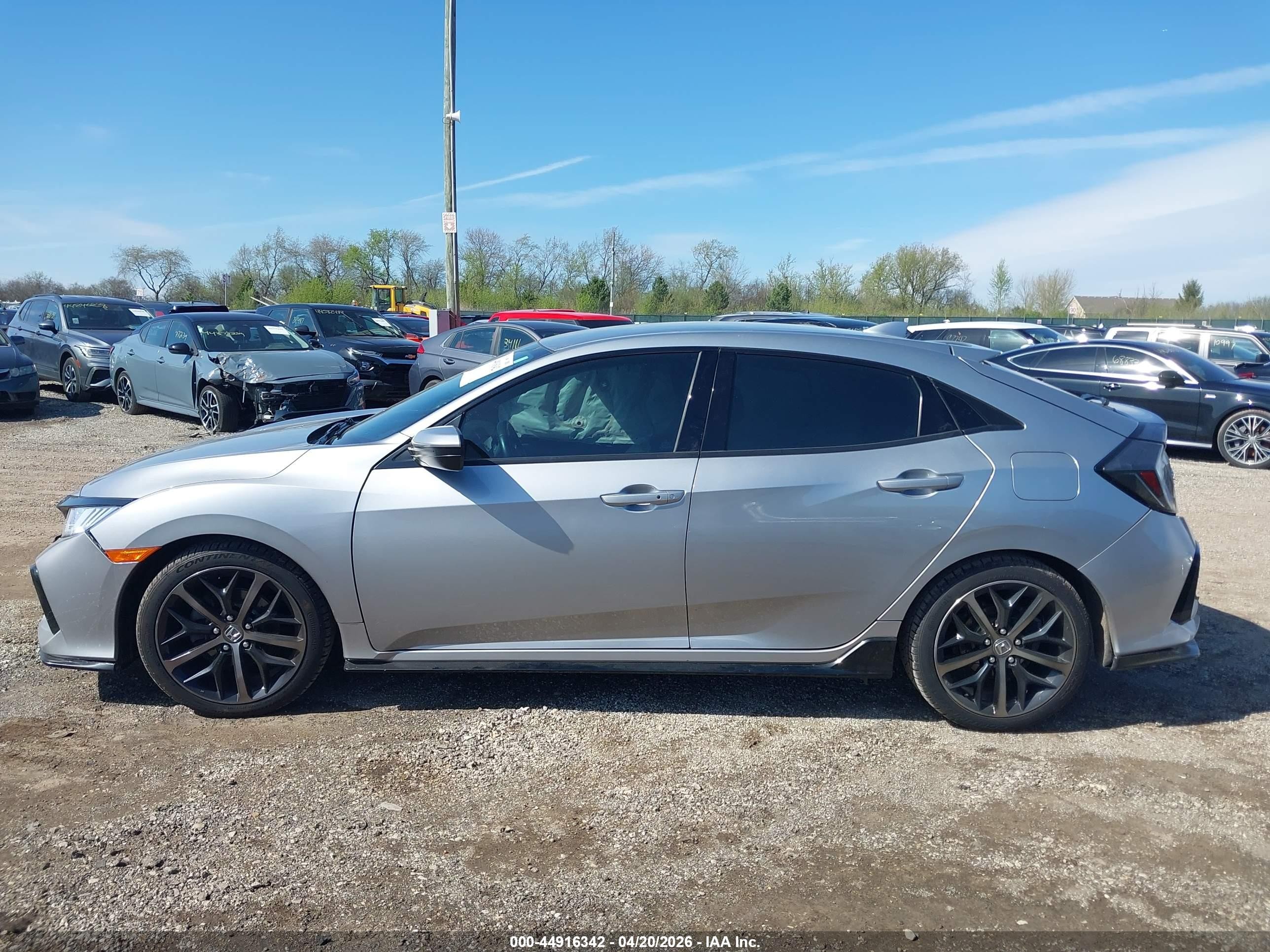 2021 Honda Civic Sport Silver vin: SHHFK7H44MU218985