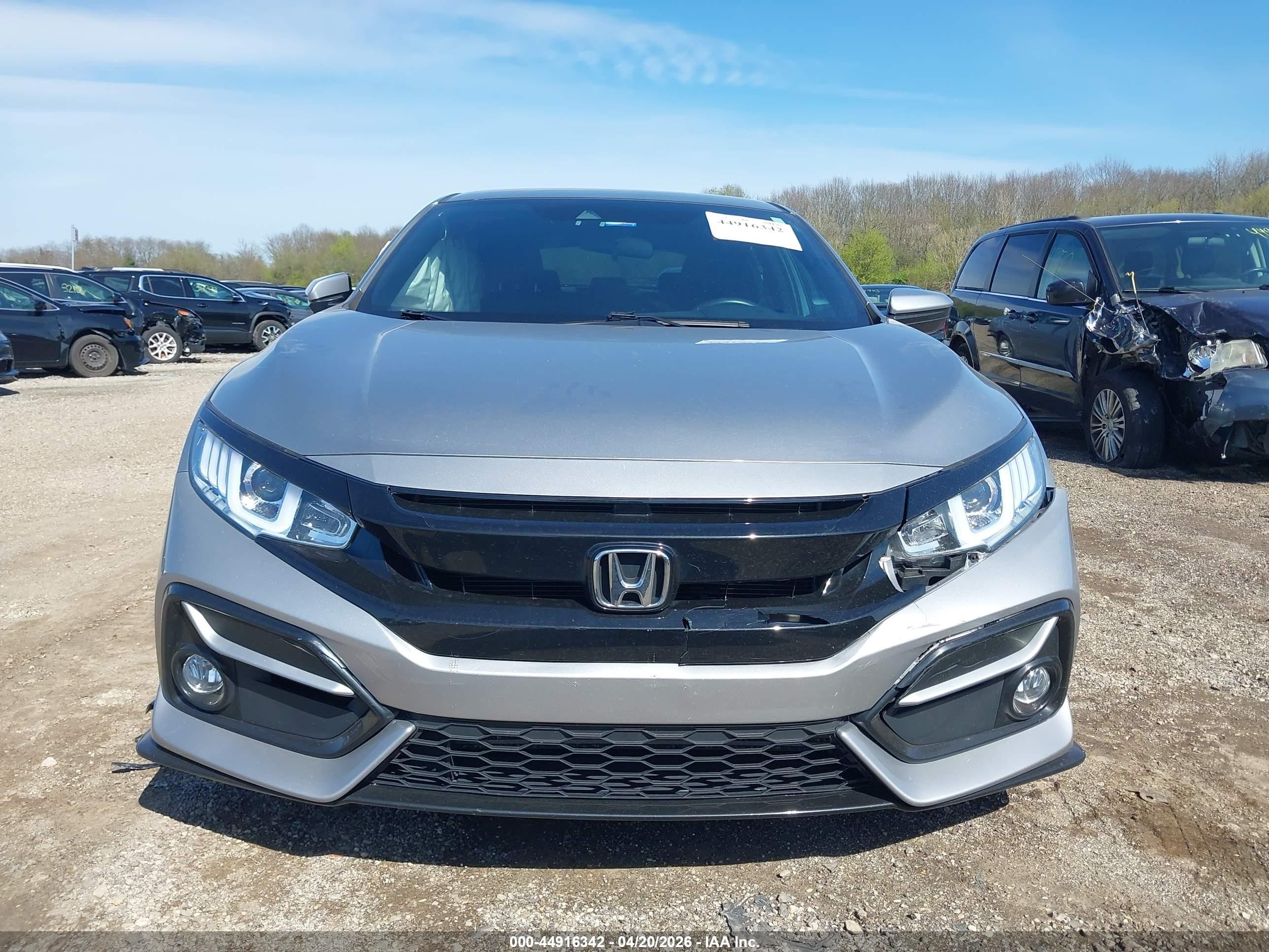 2021 Honda Civic Sport Silver vin: SHHFK7H44MU218985