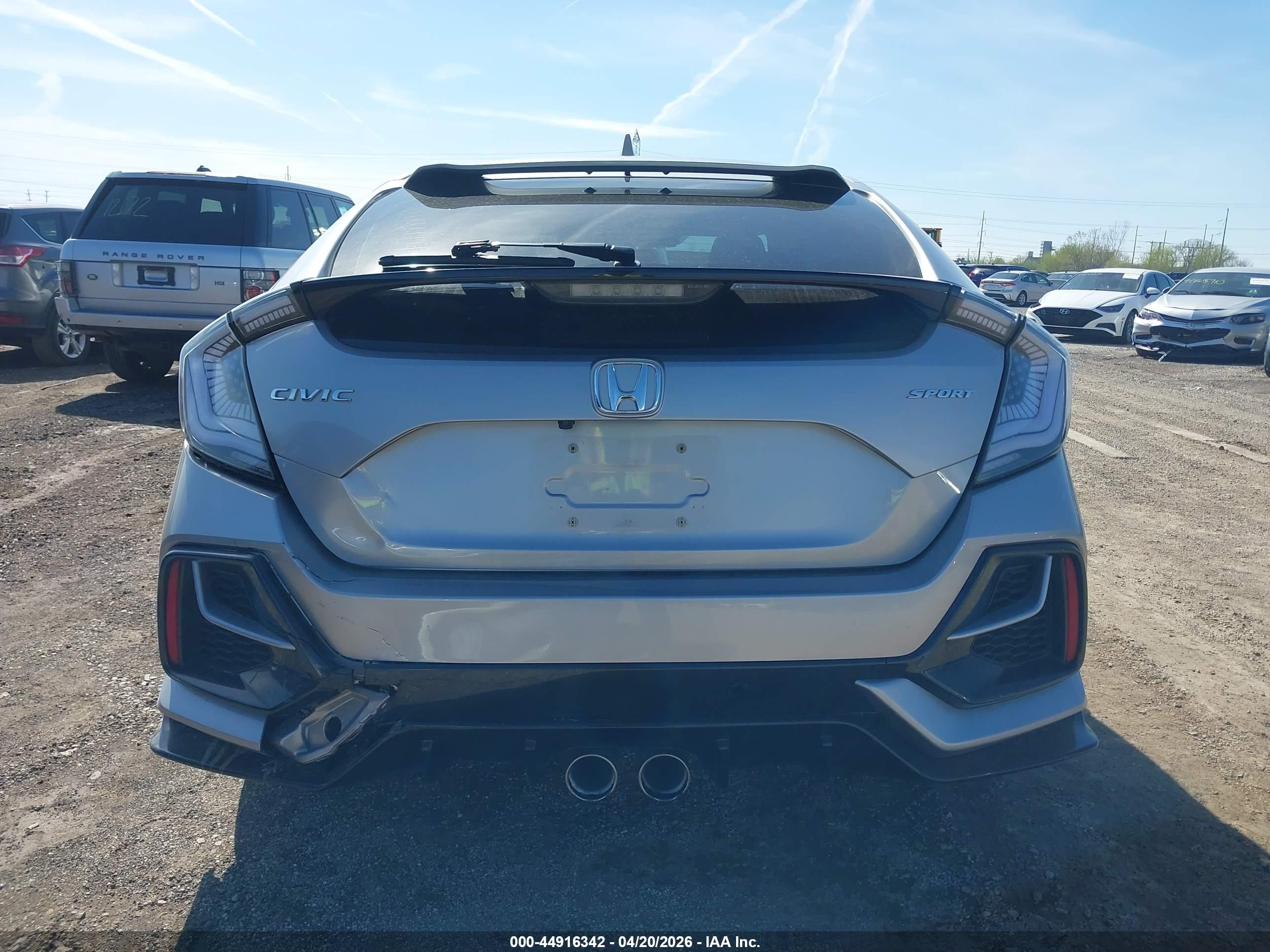 2021 Honda Civic Sport Silver vin: SHHFK7H44MU218985