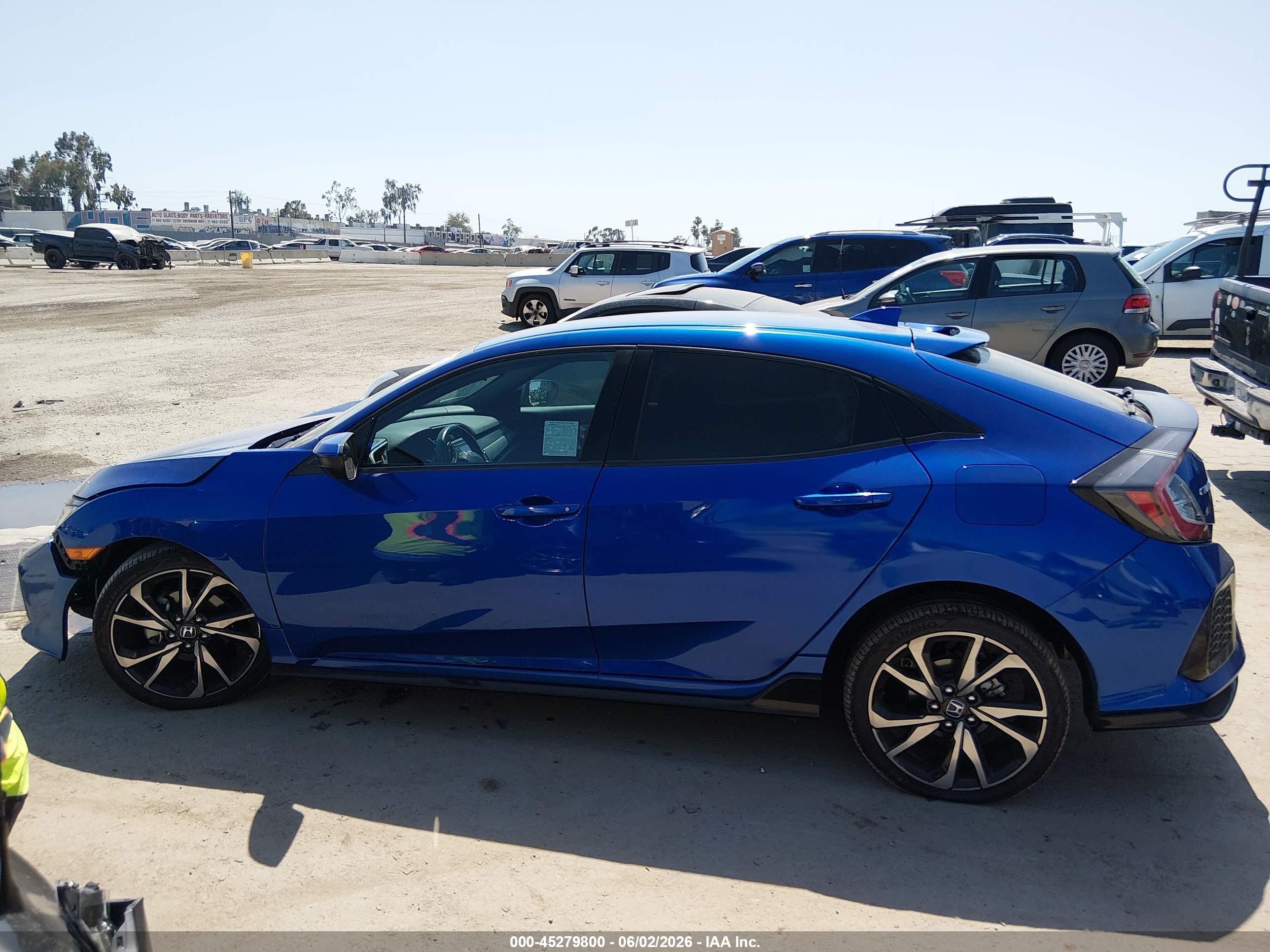 2017 Honda Civic Sport Blue vin: SHHFK7H45HU405559