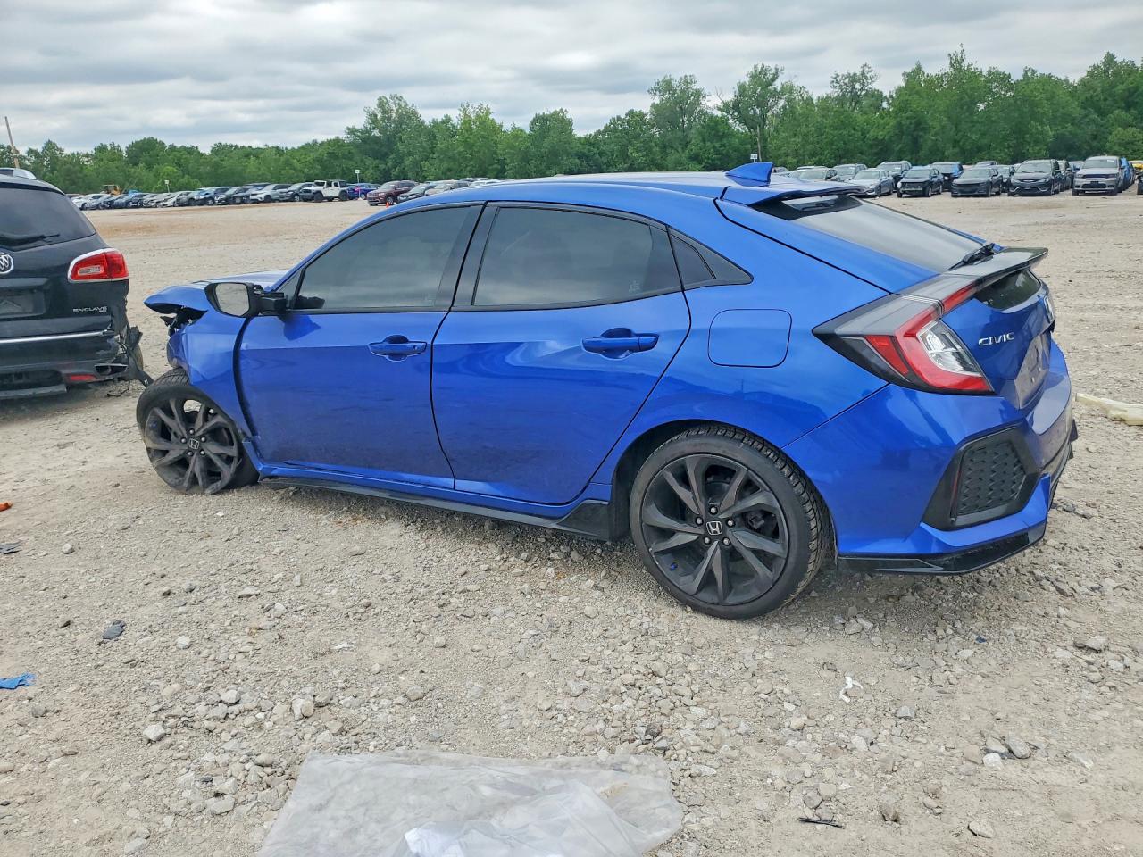 2018 Honda Civic Sport Blue vin: SHHFK7H45JU410587