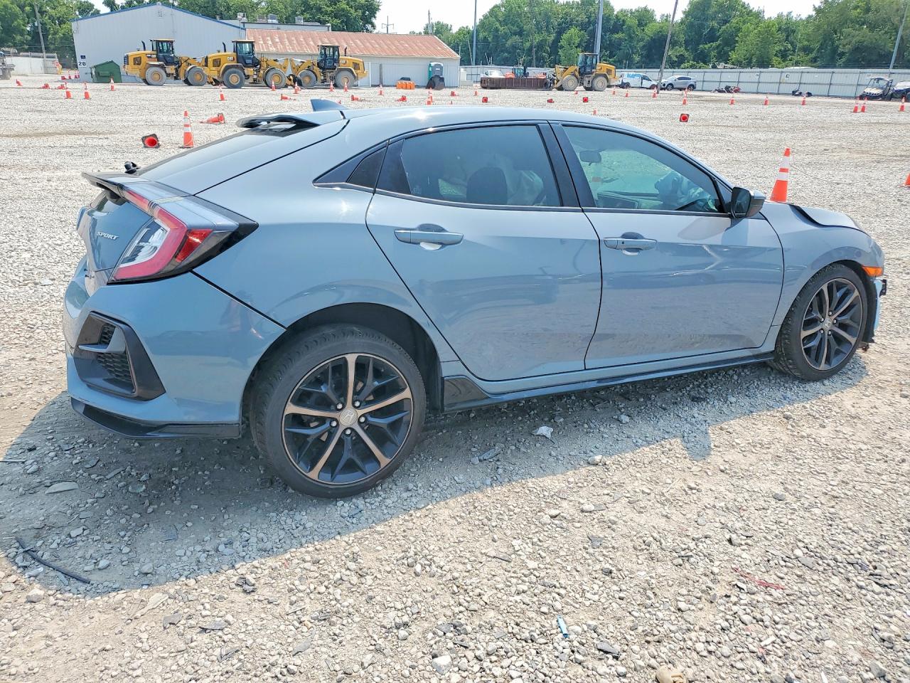 2020 Honda Civic Sport Blue vin: SHHFK7H46LU225371