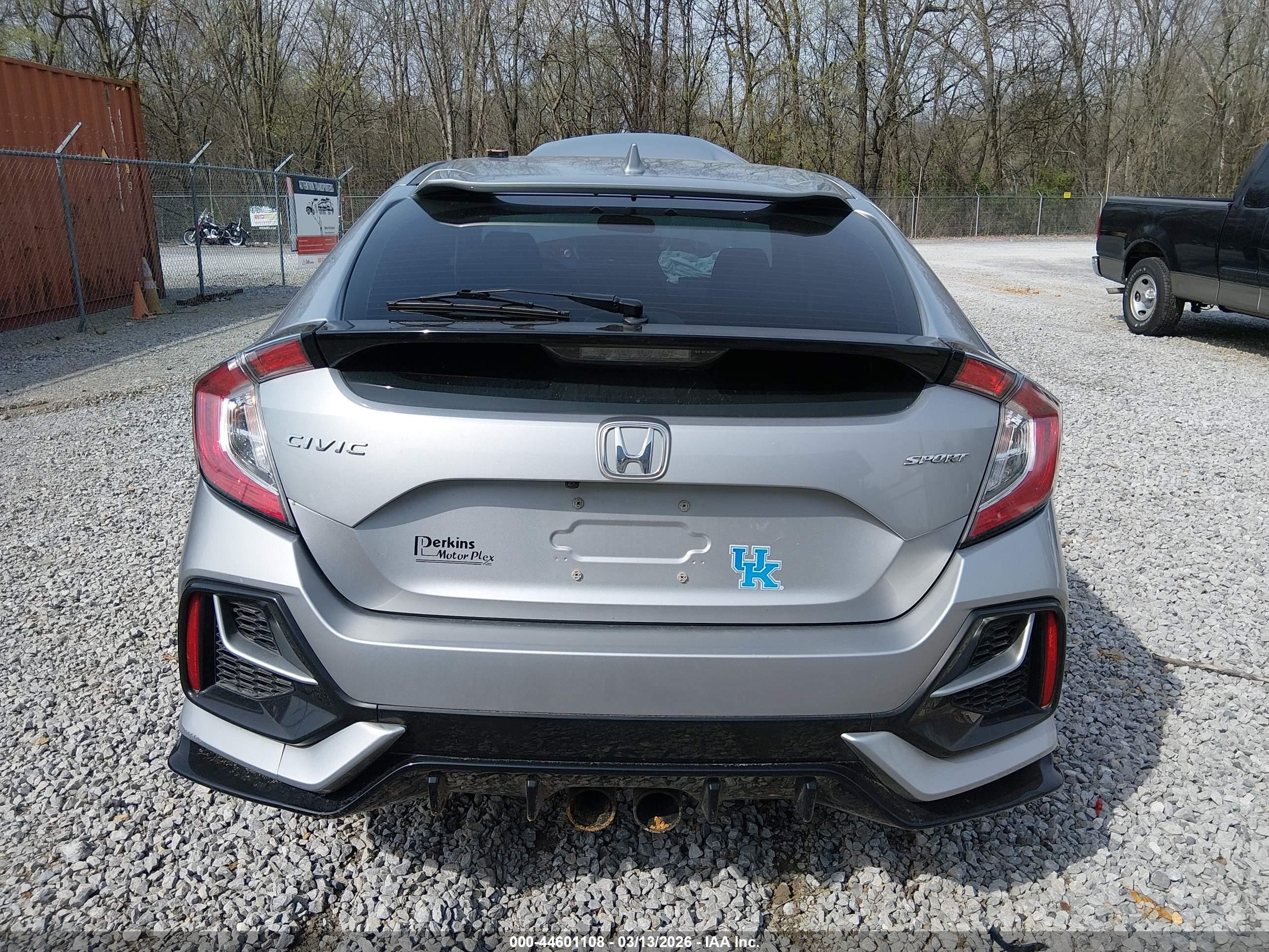 2021 Honda Civic Sport Silver vin: SHHFK7H46MU229681