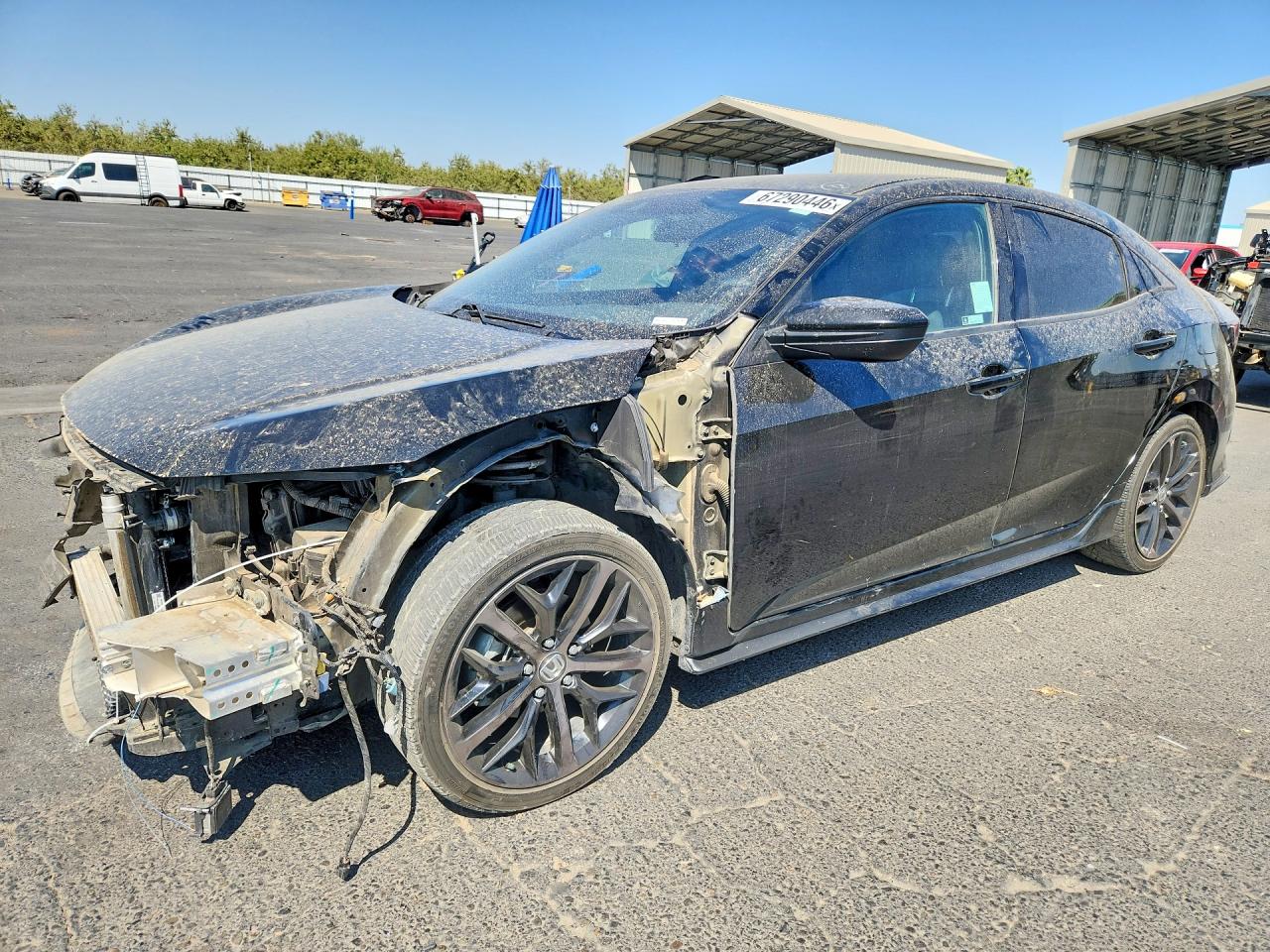 2021 Honda Civic Sport Black vin: SHHFK7H46MU409601