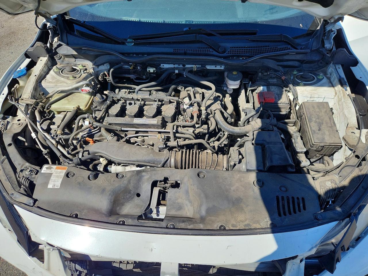 2017 Honda Civic Sport White vin: SHHFK7H47HU424985