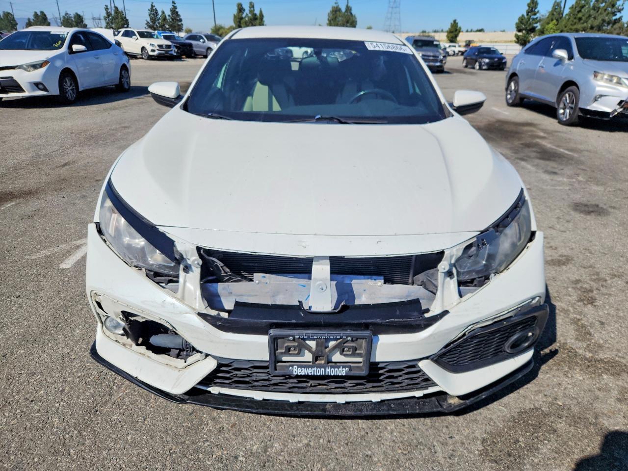 2017 Honda Civic Sport White vin: SHHFK7H47HU424985