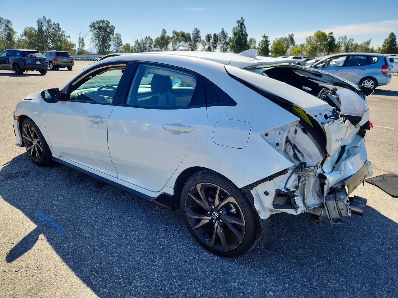 2017 Honda Civic Sport White vin: SHHFK7H47HU424985