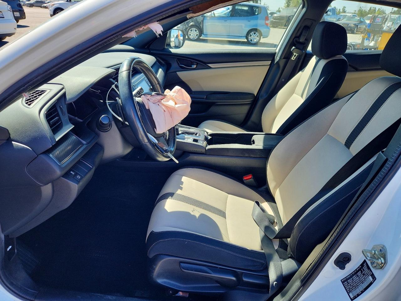 2017 Honda Civic Sport White vin: SHHFK7H47HU424985