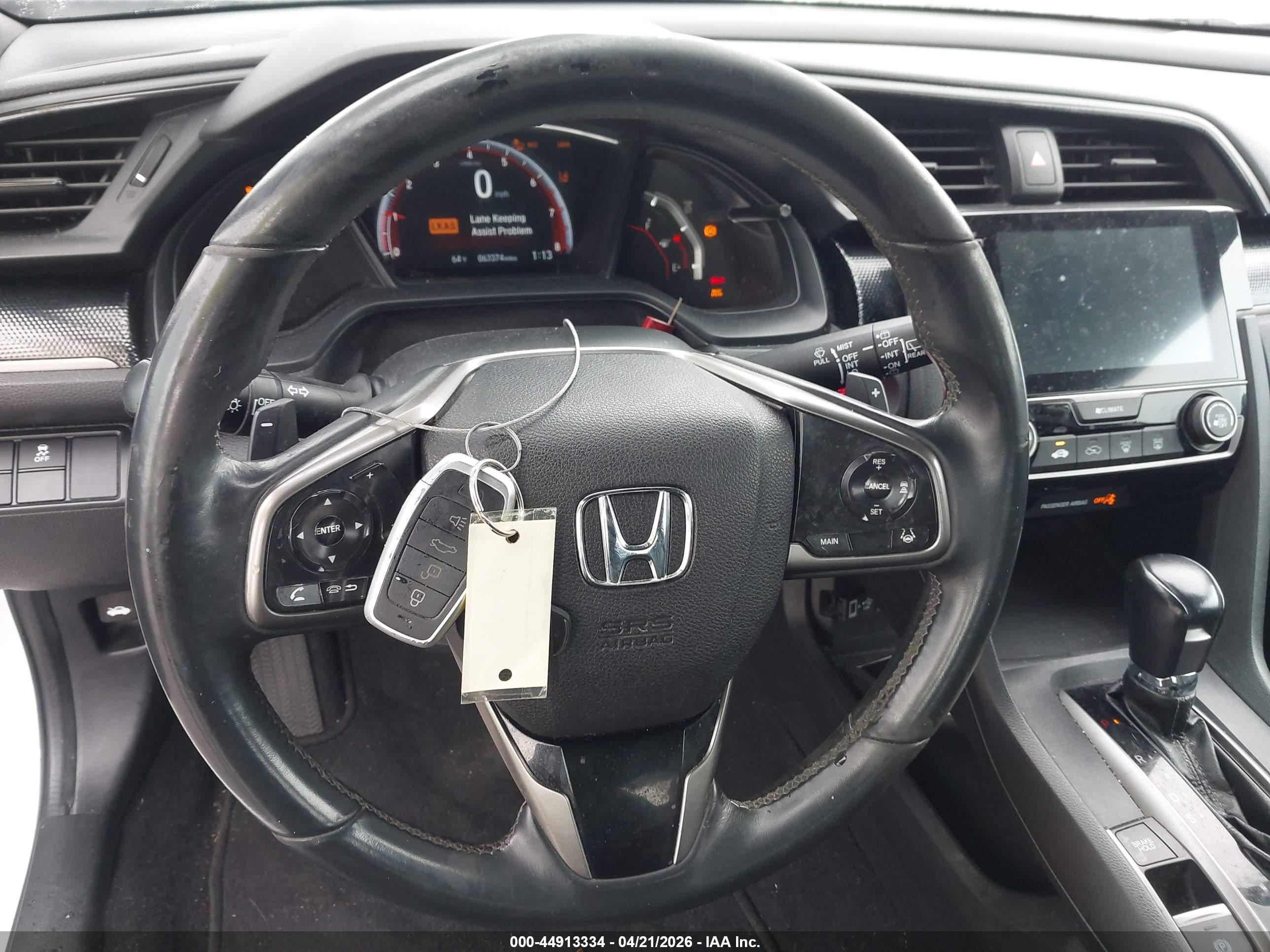 2021 Honda Civic Sport White vin: SHHFK7H47MU401569