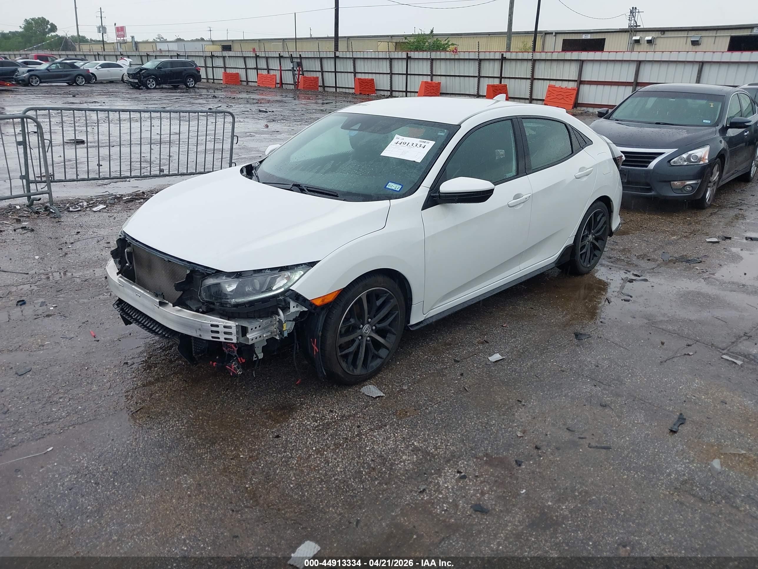 2021 Honda Civic Sport White vin: SHHFK7H47MU401569