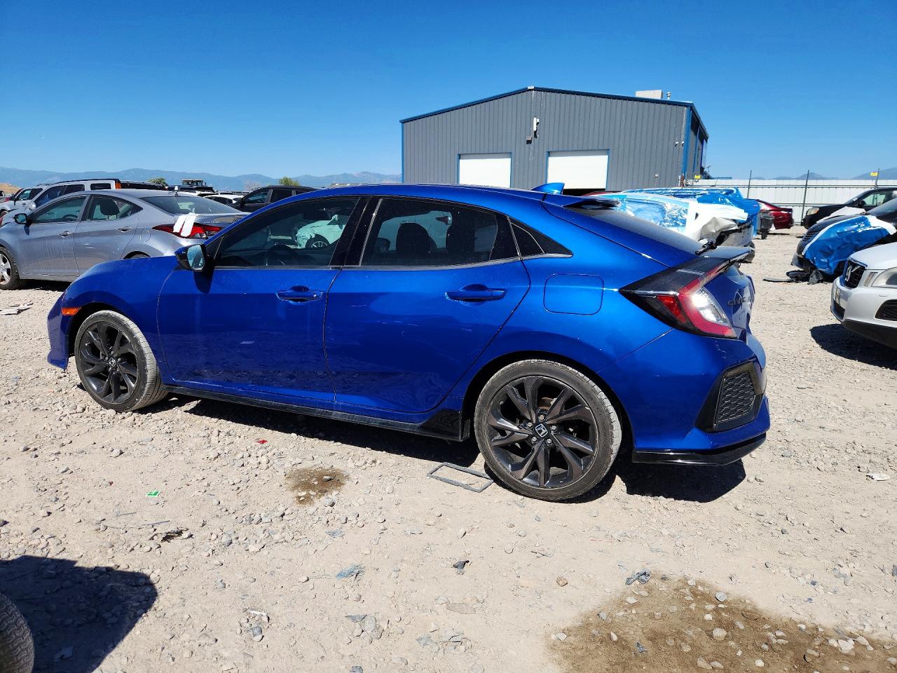 2017 Honda Civic Sport Blue vin: SHHFK7H48HU202715