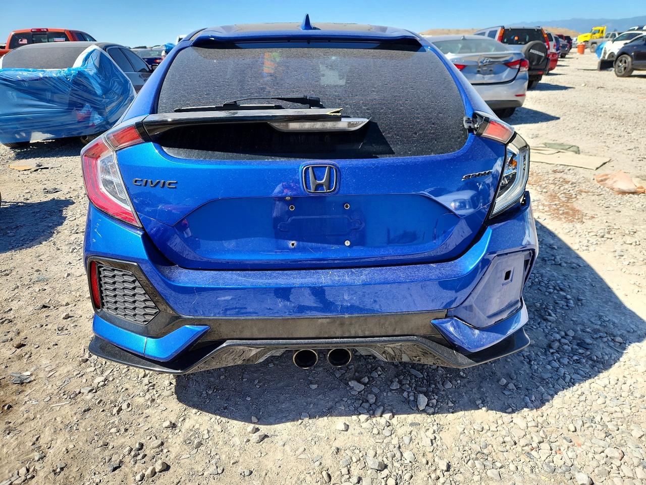 2017 Honda Civic Sport Blue vin: SHHFK7H48HU202715