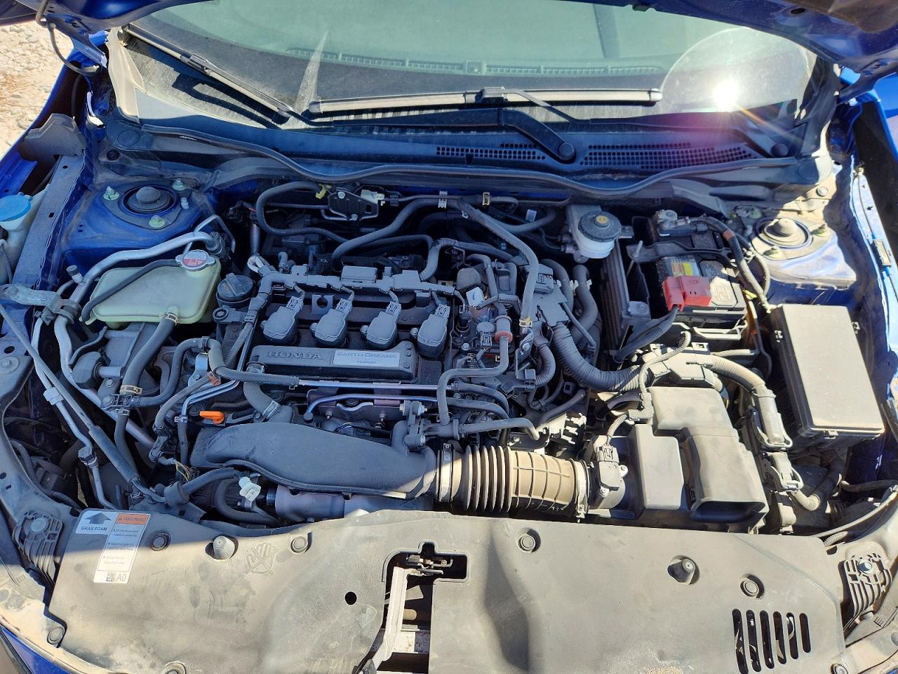 2017 Honda Civic Sport Blue vin: SHHFK7H48HU202715
