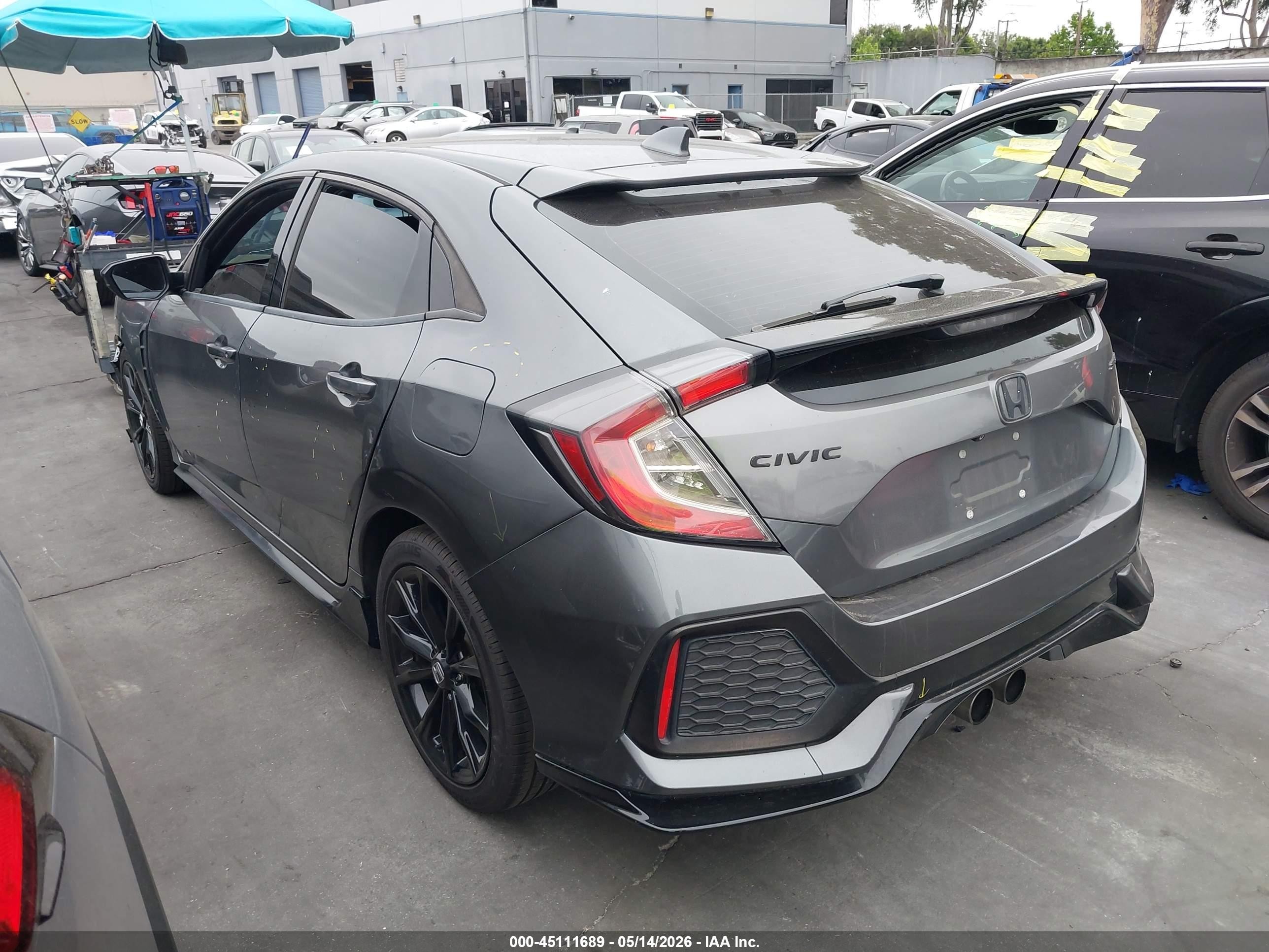 2017 Honda Civic Sport Black vin: SHHFK7H48HU413638