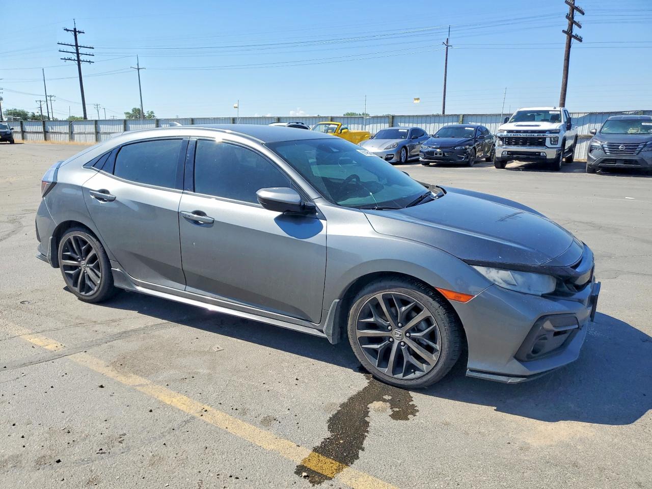 2020 Honda Civic Sport Gray vin: SHHFK7H48LU417701