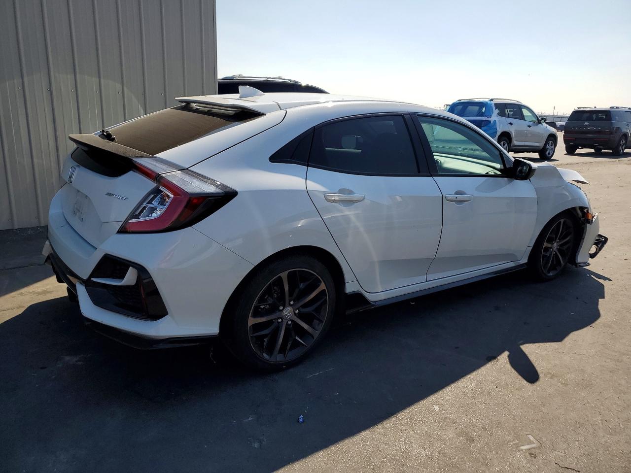 2020 Honda Civic Sport White vin: SHHFK7H48LU423188